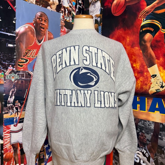 LOGO 7 Other - Vintage 90s Penn State‎ Nittany Lions College Logo 7 Crewneck Sweatshirt Sz XL